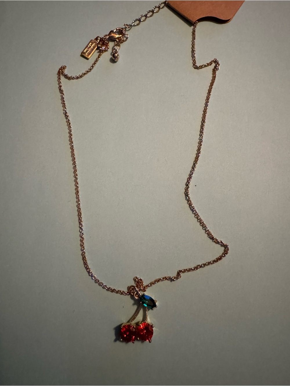 Kate Spade New York Ma Cherie Cherry Mini Pendant Necklace & Earrings - Picture 6 of 7